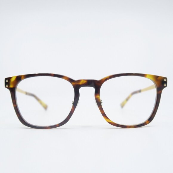 Dior Exquise04 086 Havana and Gold New Square Eyeglasses Frames. - Picture 2 of 10